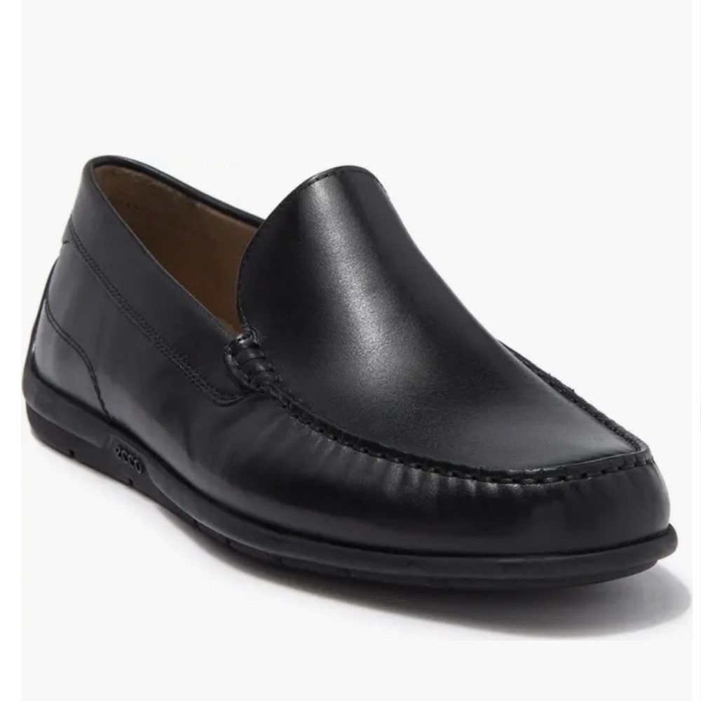 ECCO Classic Moc 2.0
Leather Driving Shoes Black
Sz 43 EU Men's Loafers